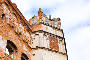 Stare Selo Old village Castle, Lviv region, Ukraine. Castle in the Stare Selo old village near the...