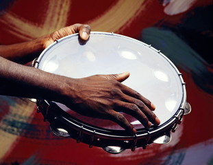 musical instruments. samba