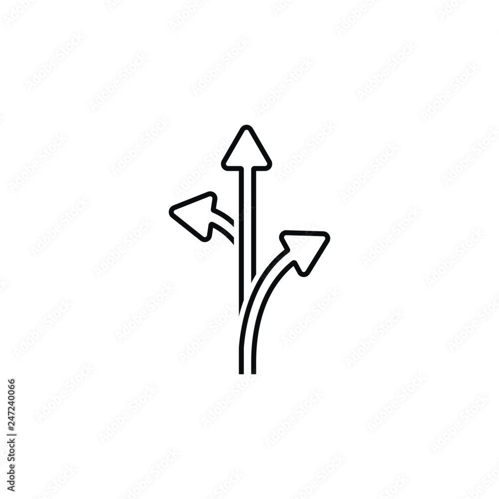 Poster direction, navigation icon. element of web navigation icon for mobile concept and web apps. detailed