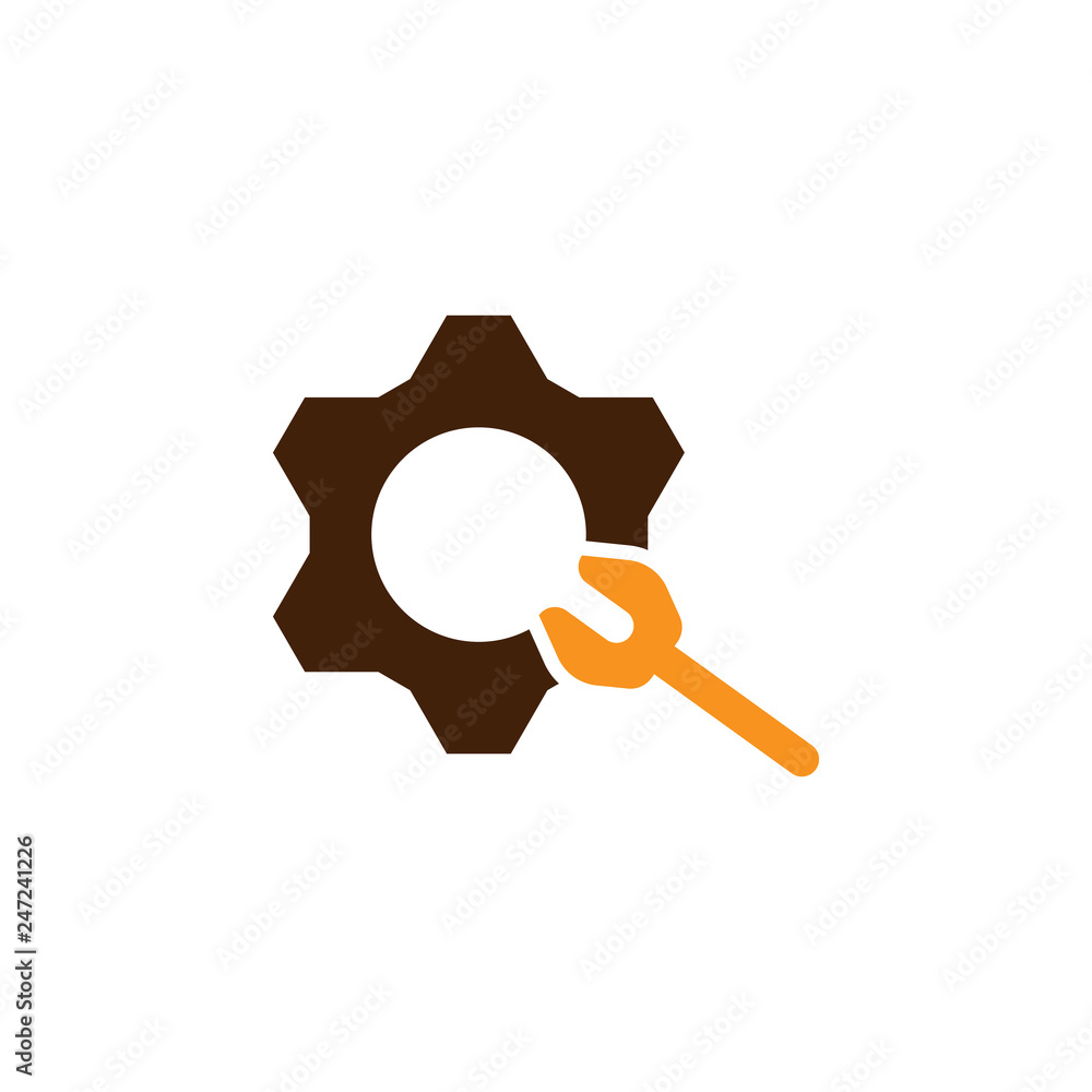 Poster control, gear icon. element of web optimization icon for mobile concept and web apps. detailed contr