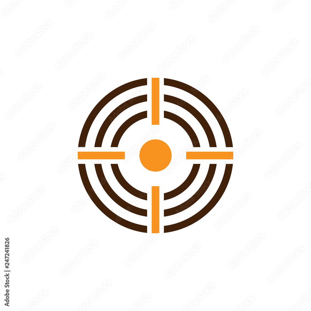 Poster Aim, fosuc icon. Element of Web Optimization icon for mobile concept and web apps. Detailed Aim, fosuc icon can be used for web and mobile