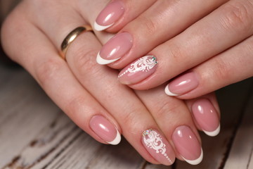 glamorous beautiful manicure