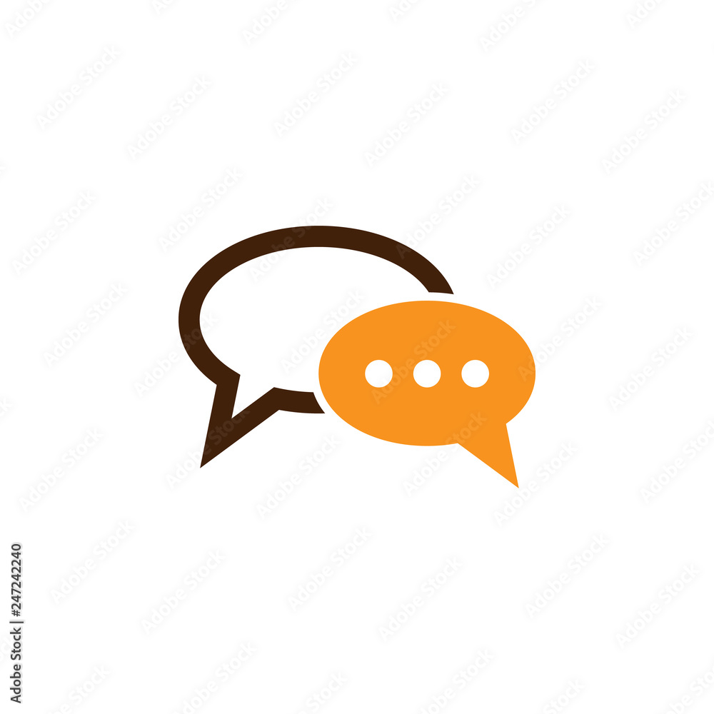 Poster chat bubble, comment icon. element of web optimization icon for mobile concept and web apps. detaile
