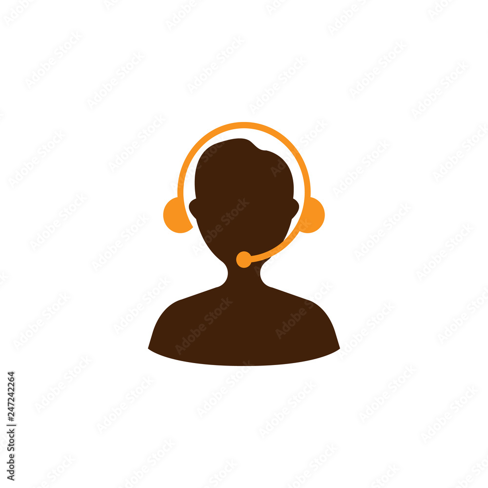 Poster assistant, call icon. element of web optimization icon for mobile concept and web apps. detailed ass