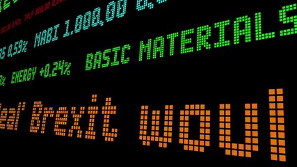 No deal Brexit would leave shelves empty stock ticker - Powered by Adobe