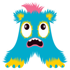 Cartoon capital letter A from monster alphabet © anutaberg