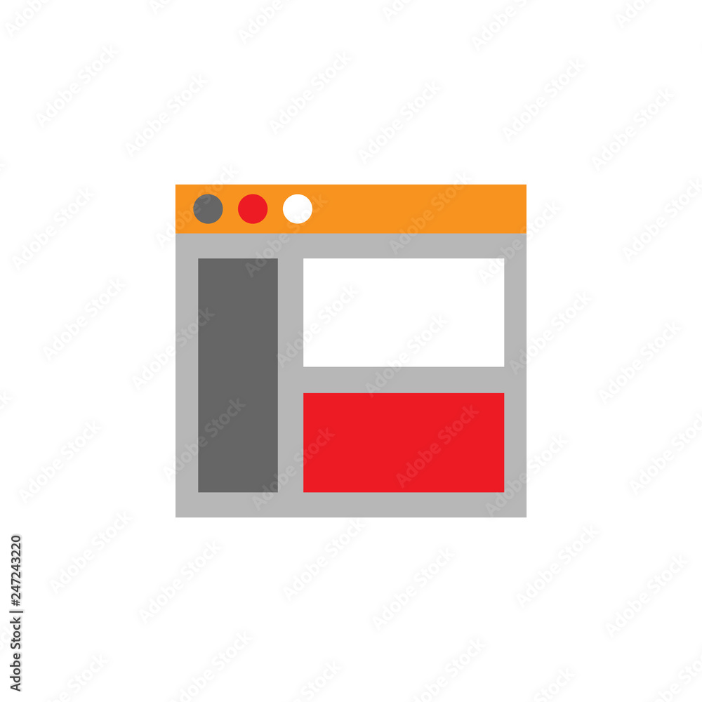 Poster templates, website icon. element of web desing icon for mobile concept and web apps. detailed templa