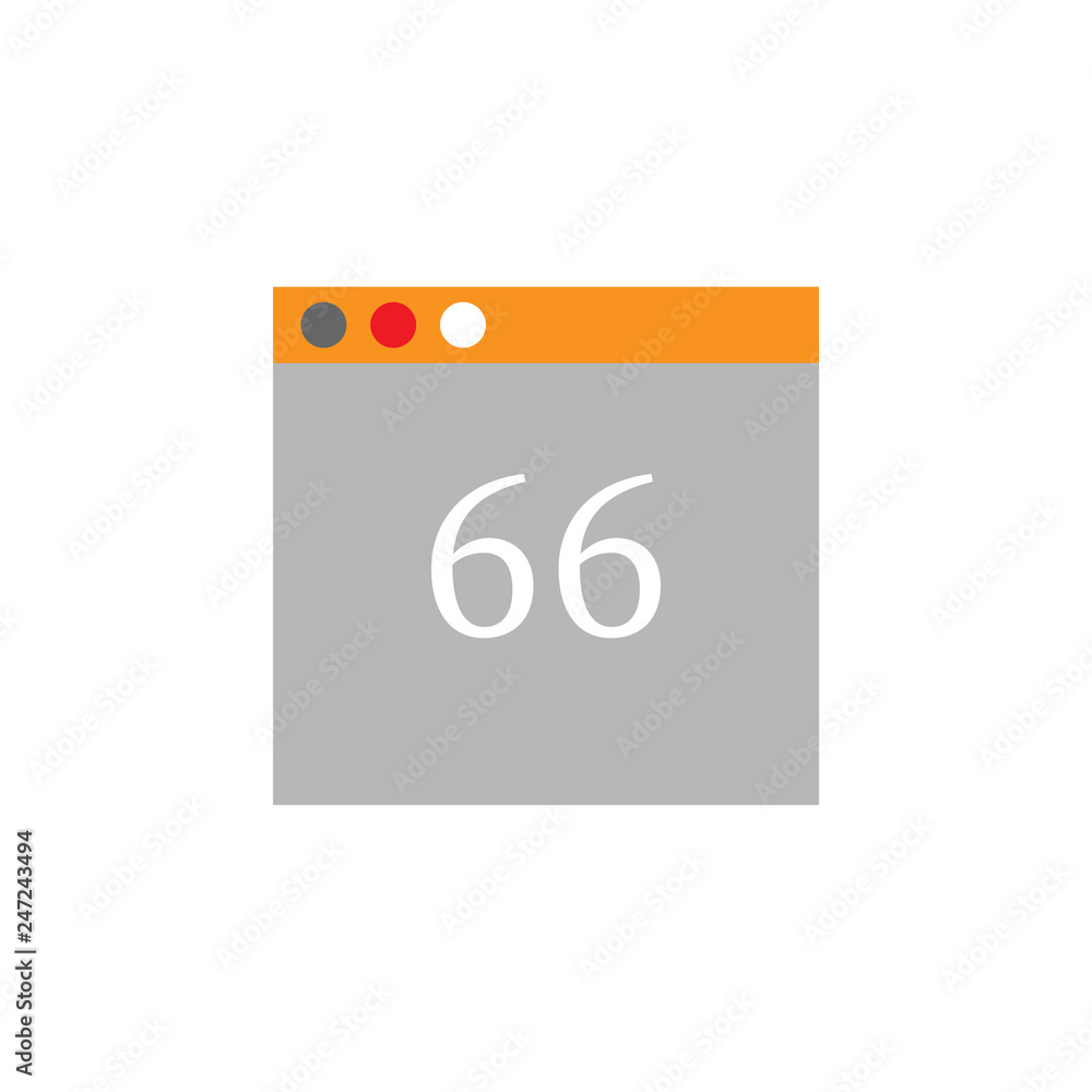 Poster design, layout icon. element of web desing icon for mobile concept and web apps. detailed design, la