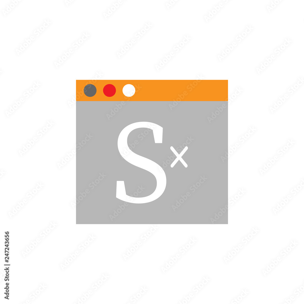 Poster layout, ui icon. element of web desing icon for mobile concept and web apps. detailed layout, ui ico