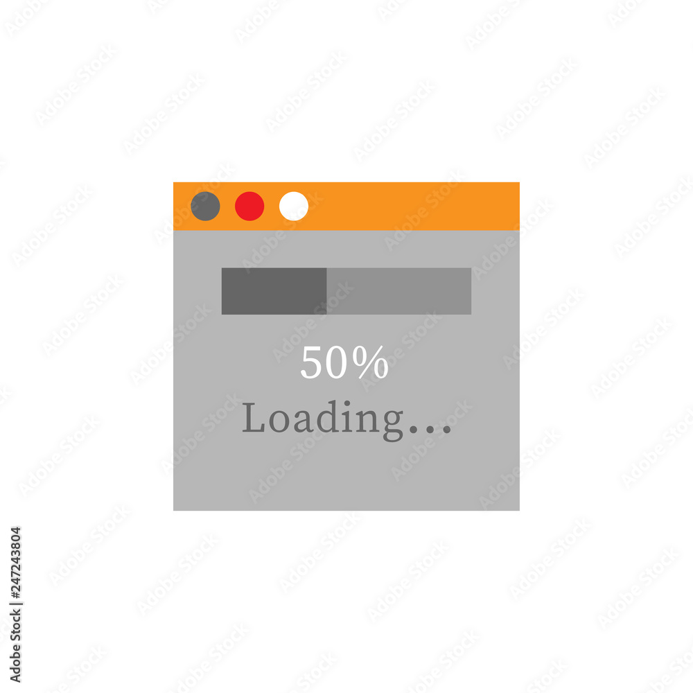 Poster progress, layout icon. element of web desing icon for mobile concept and web apps. detailed progress