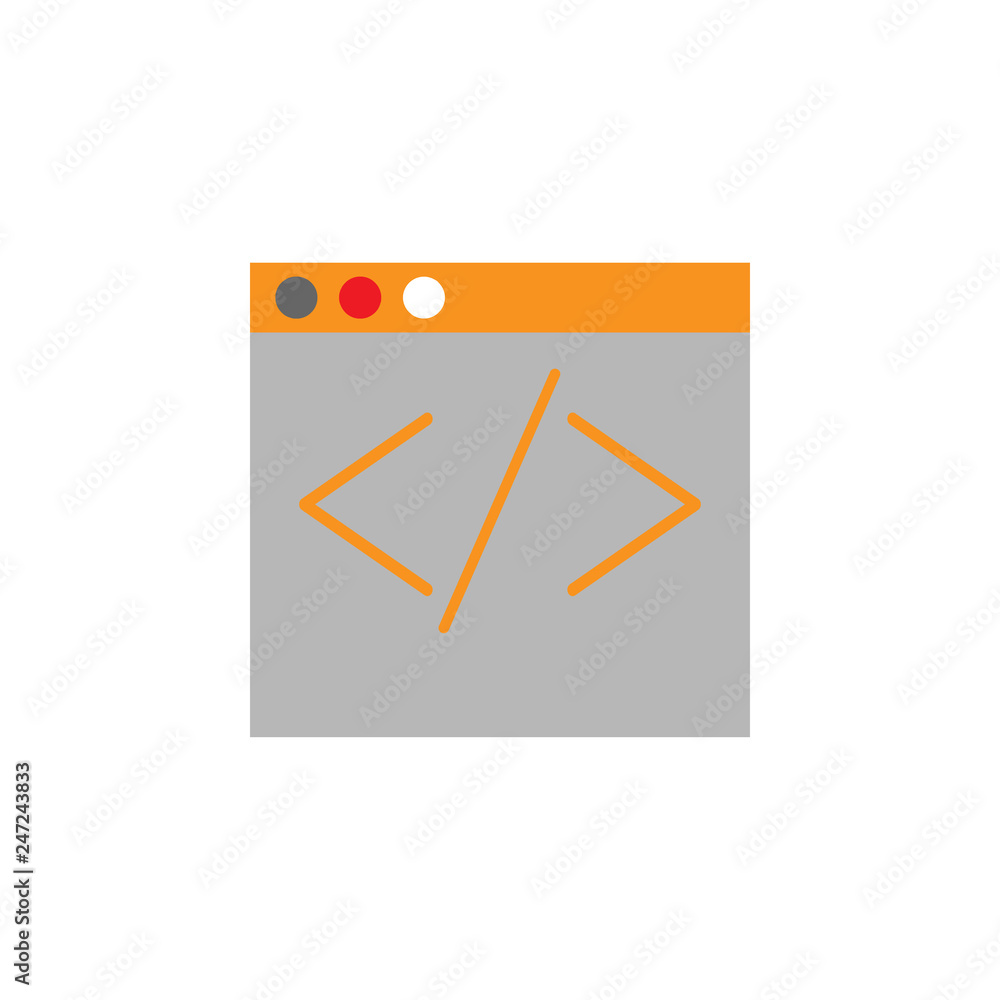 Poster app, html icon. element of web desing icon for mobile concept and web apps. detailed app, html icon 