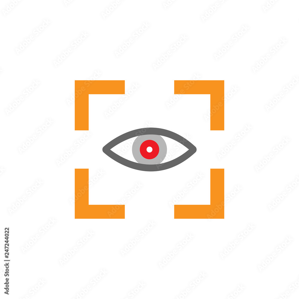 Poster eye, focus icon. element of web desing icon for mobile concept and web apps. detailed eye, focus ico