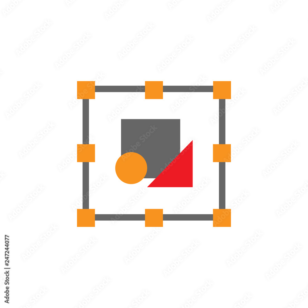 Poster selector, edit tools icon. element of web desing icon for mobile concept and web apps. detailed sele