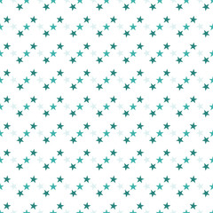 Seamless pattern with stars on white background. Vector illustration.
