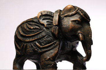 statuette of an elephant from sandalwood