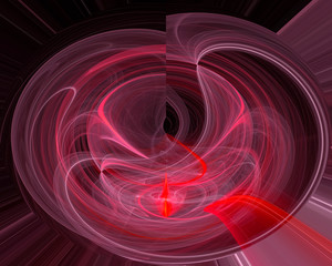 abstract digital fractal, fantasy design