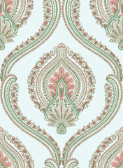 Seamless Pattern : Paisley Style