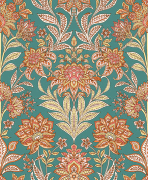 Seamless Pattern : Paisley Style
