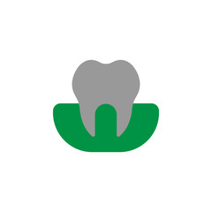Dental and gum icon. Element of Dental Care icon for mobile concept and web apps. Detailed Dental and gum icon can be used for web and mobile