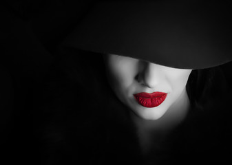Dame mit großem Hut © Baronb