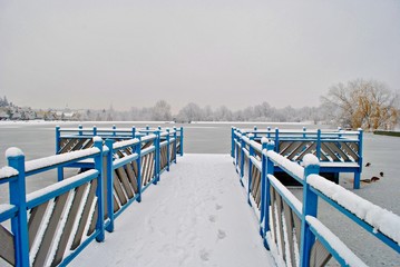 Pomost pod śniegiem © bnorbert3