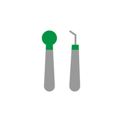 Check up and mirror icon. Element of Dental Care icon for mobile concept and web apps. Detailed Check up and mirror icon can be used for web and mobile