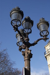 Fototapeta na wymiar lampadaire . paris