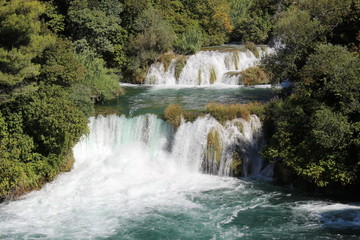 Obraz premium Wasserfall