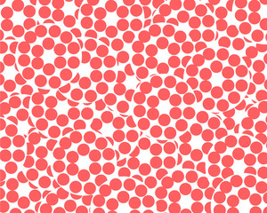 pink white abstract background of small balls