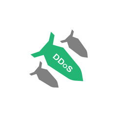 Attack, bomb icon. Element of Cyber and Security icon for mobile concept and web apps. Detailed Attack, bomb icon can be used for web and mobile