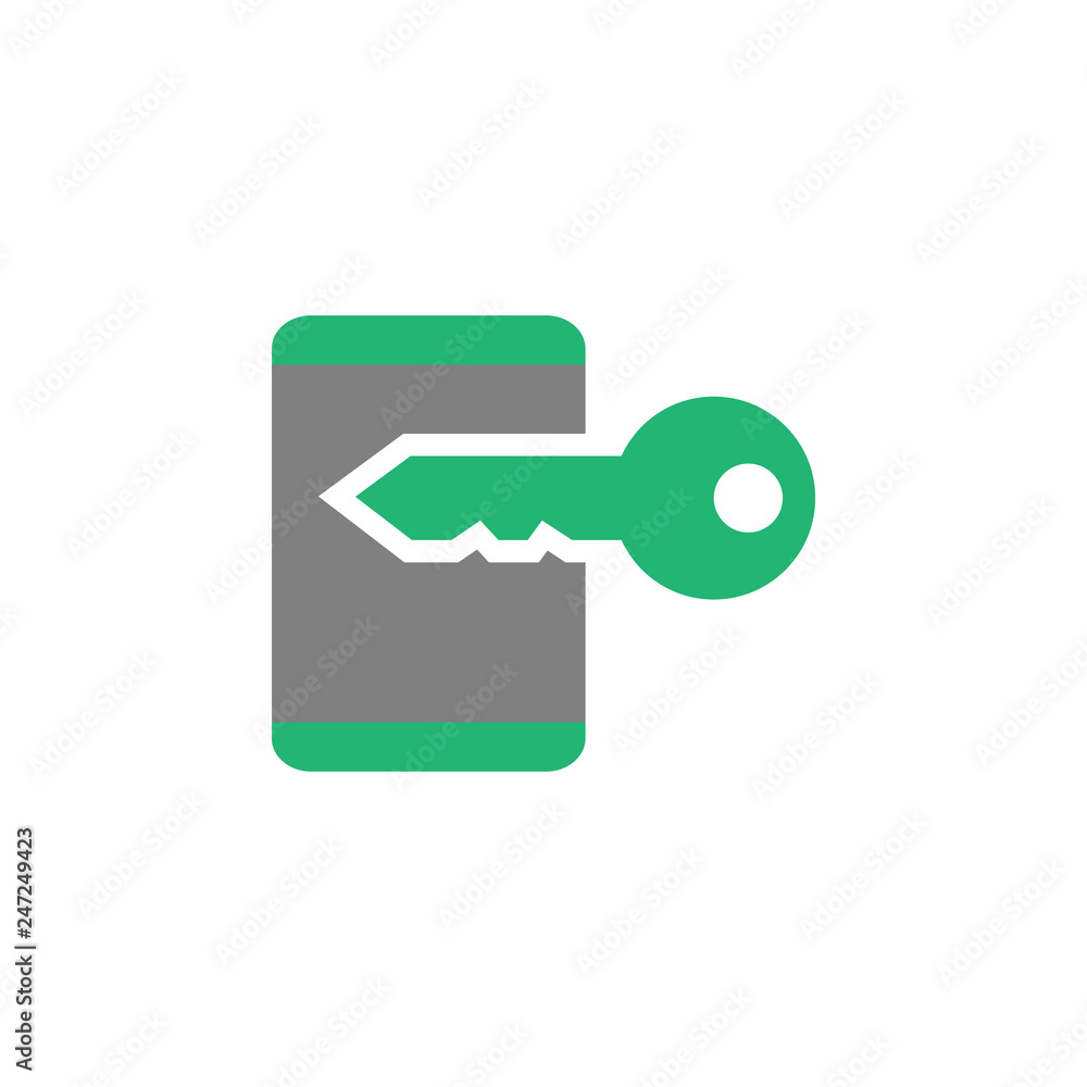 Poster access, device icon. element of cyber and security icon for mobile concept and web apps. detailed ac