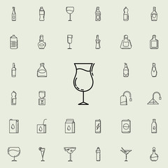 glass of cocktail dusk icon. Drinks & Beverages icons universal set for web and mobile