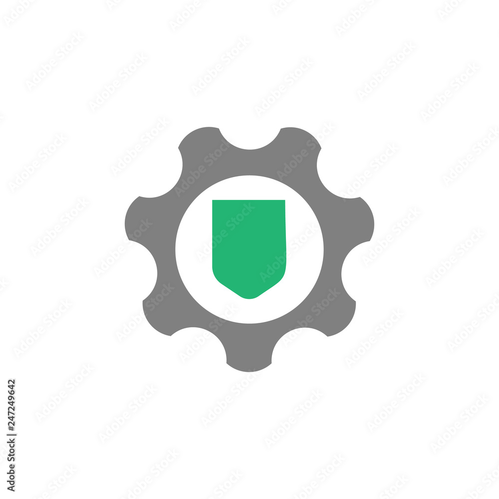 Poster protection, security icon. element of cyber and security icon for mobile concept and web apps. detai