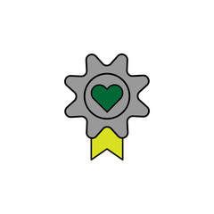 Award, badge. Element of Casino icon for mobile concept and web apps. Detailed Award, badge can be used for web and mobile