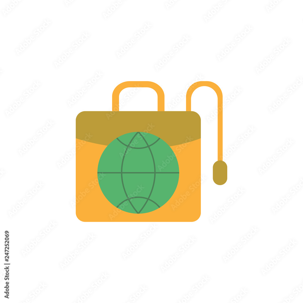 Poster banking, briefcase icon. element of web money and banking icon for mobile concept and web apps. deta