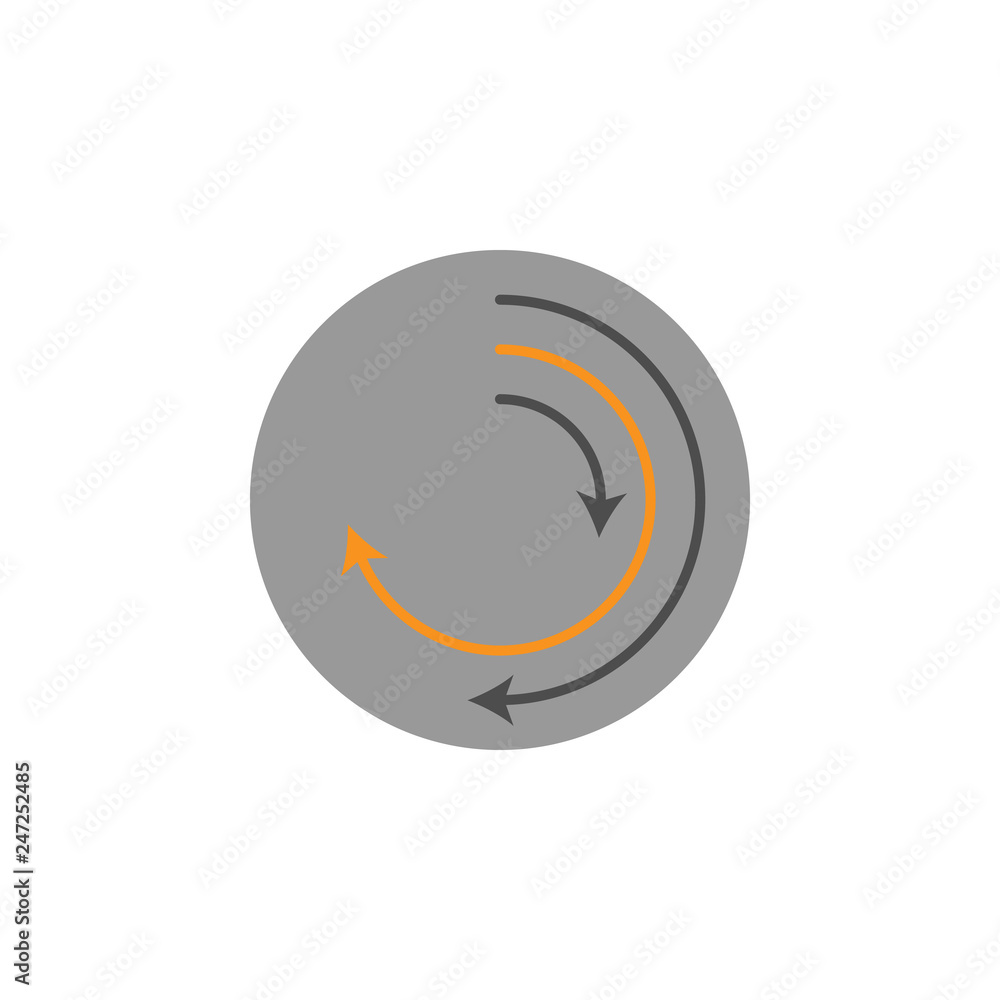 Poster circle and diagram icon. element of financial, diagrams and reports icon for mobile concept and web 