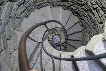 Stairs In A Castle Turret