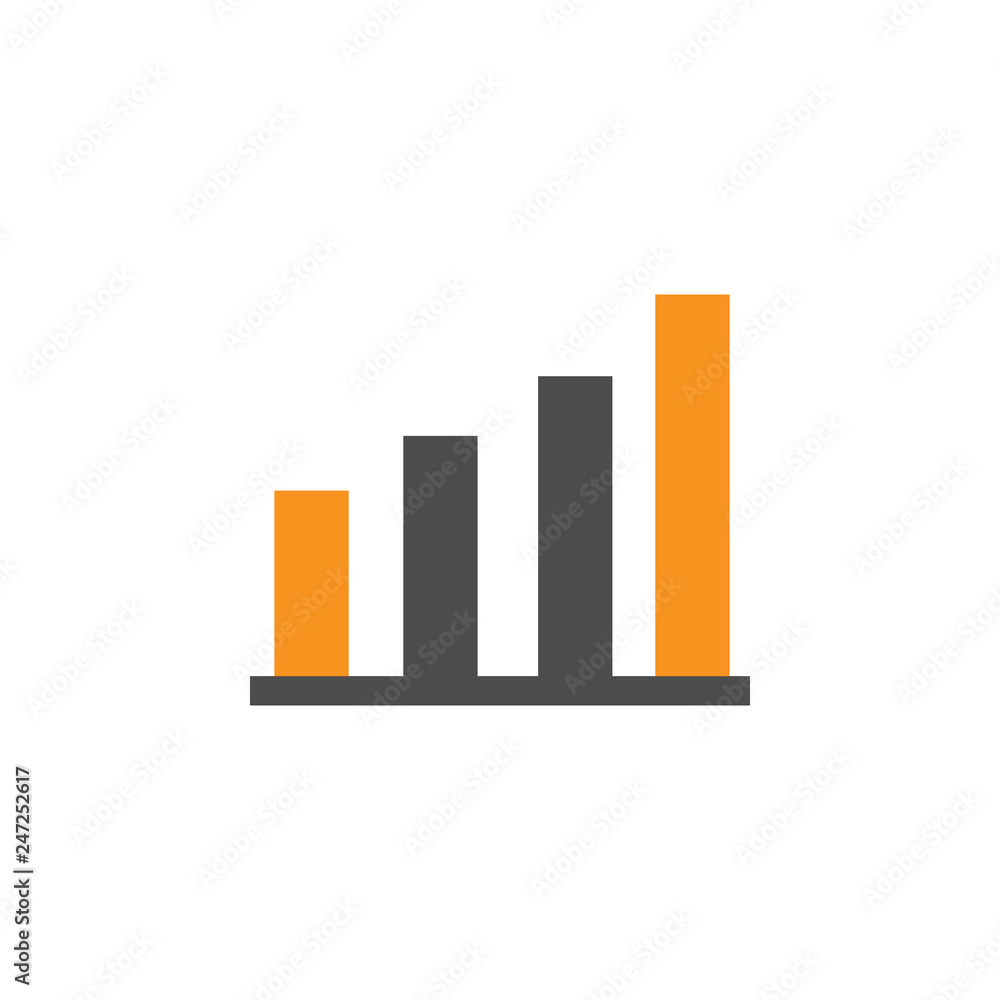 Poster earnings and growth icon. element of financial, diagrams and reports icon for mobile concept and web