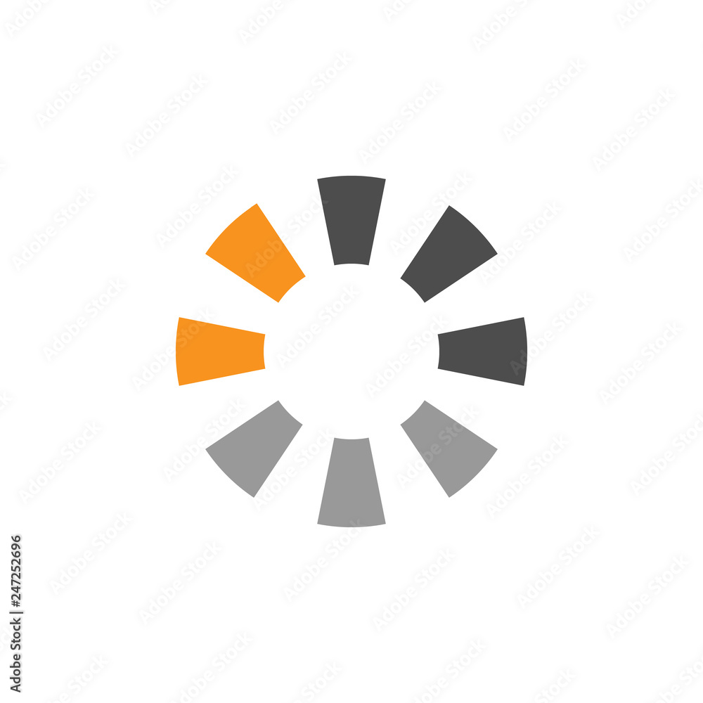 Poster circle and graph icon. element of financial, diagrams and reports icon for mobile concept and web ap