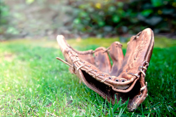 Hard Used Baseball Glove