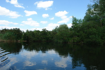 Obraz na płótnie Canvas Lake river water