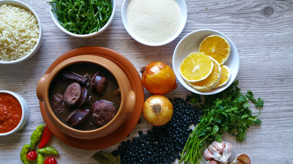 Feijoada, traditional Brazilian food
