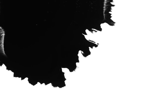 Ink Bloom on white Ink bleed Bloom.
