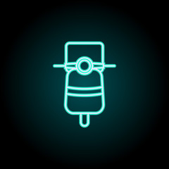 Delivery icon. Elements of Logistics in neon style icons. Simple icon for websites, web design, mobile app, info graphics