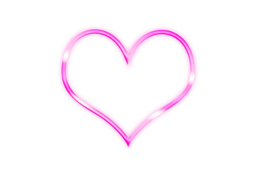 Heart light ring. ハートの光の環