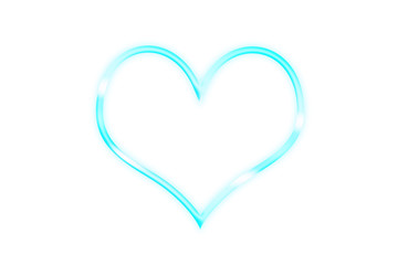 Heart light ring. ハートの光の環