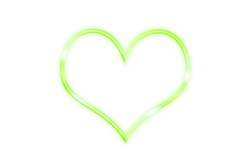 Heart light ring. ハートの光の環