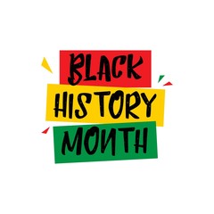 Black History Month Vector Template Design Illustration