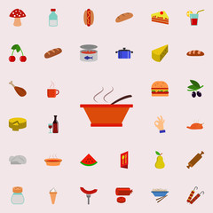 bowl of soup icon. Resturant icons universal set for web and mobile
