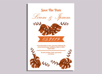 Wedding invitation